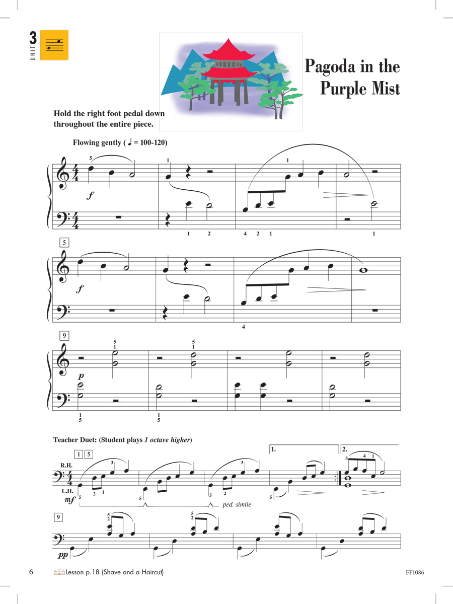 Faber Piano Adventures Level 2B Performance noty 2. vydání