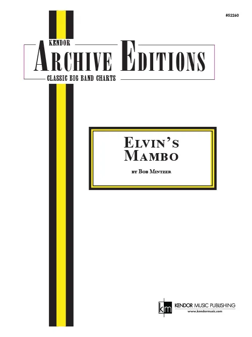 Kendor Music Elvin’s Mambo partitura pro big band latin jazz