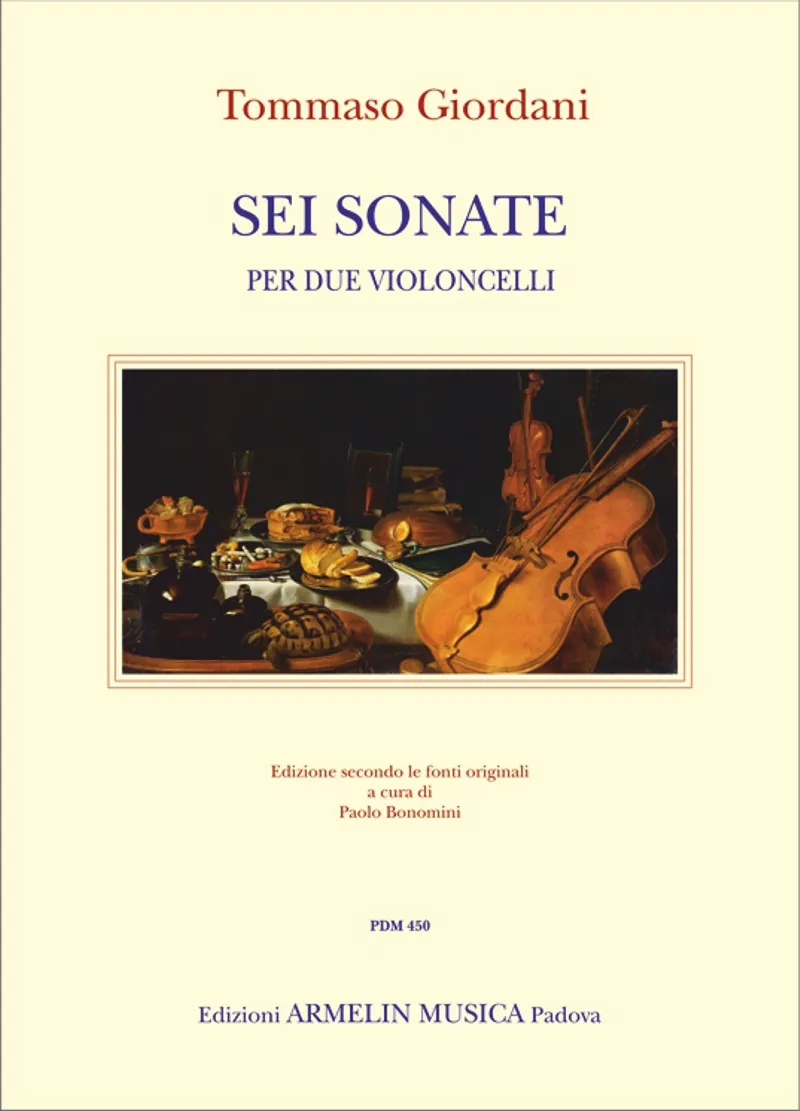 Armelin Musica Sei Sonate noty pro výuku