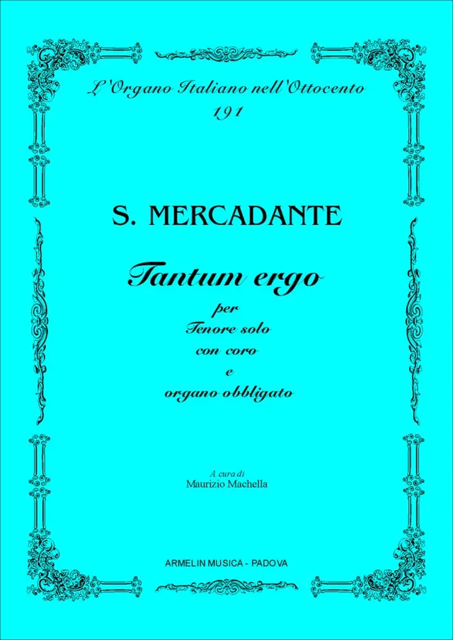 Armelin Musica Tantum ergo noty pro sbor