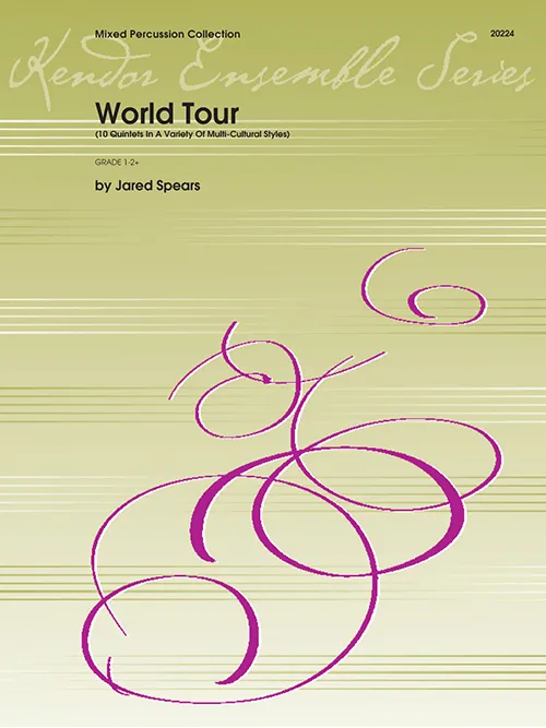 Kendor Music World Tour noty perkusní kvintet 10 skladeb