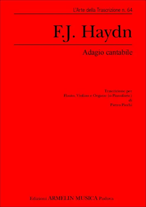 Armelin Musica Adagio Cantabile noty pro varhany