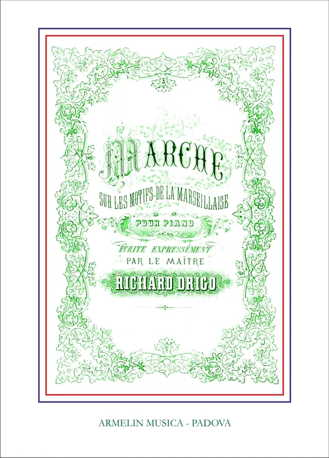 Armelin Musica Marche sur les motifs de la Marseillaise noty