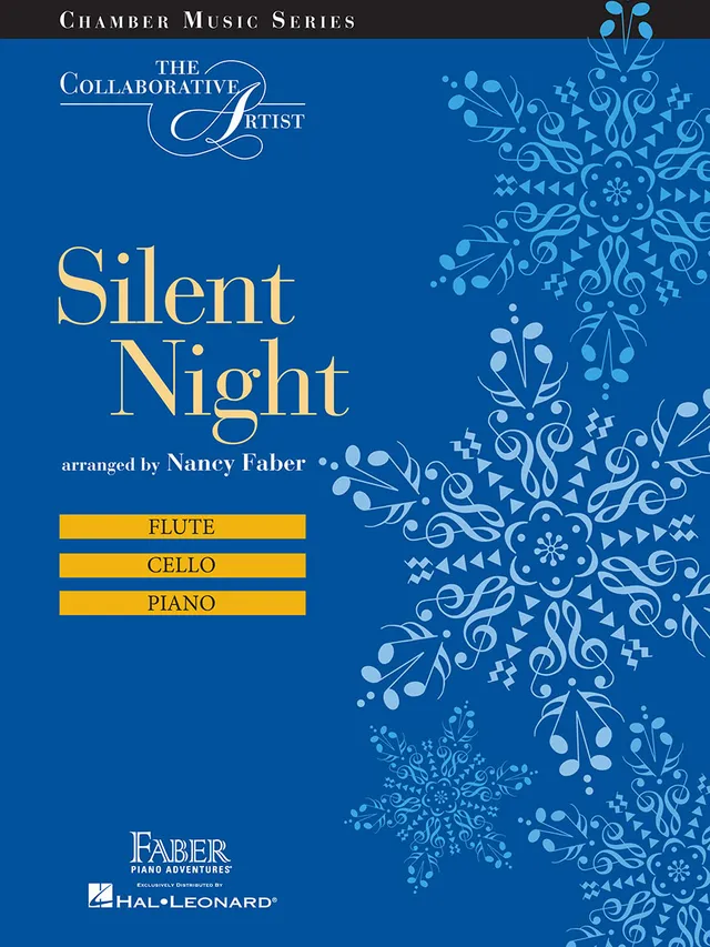 Faber Piano Adventures Silent Night noty pro flétnu cello klavír