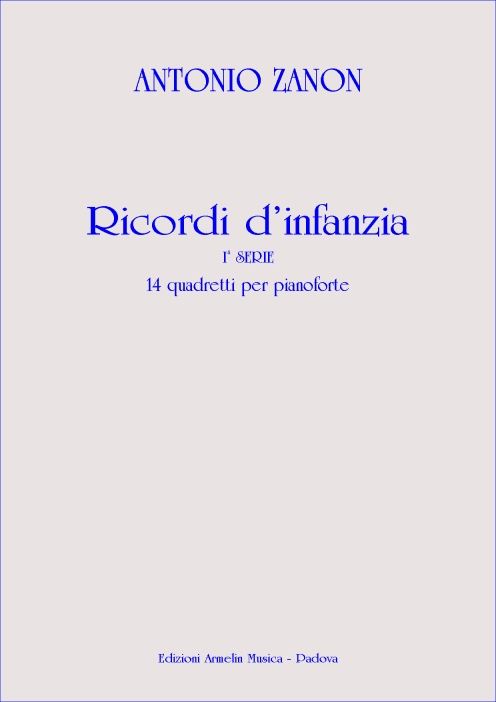 Armelin Musica Ricordi d’infanzia Ia Serie noty pro klavír