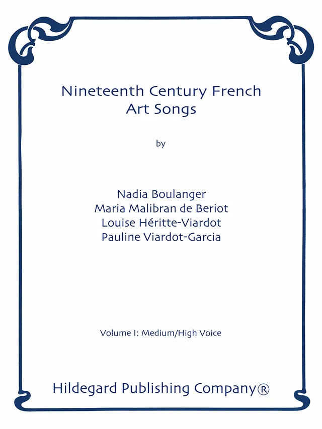 Nineteenth Century French Art Songs Vol. I noty střední hlas