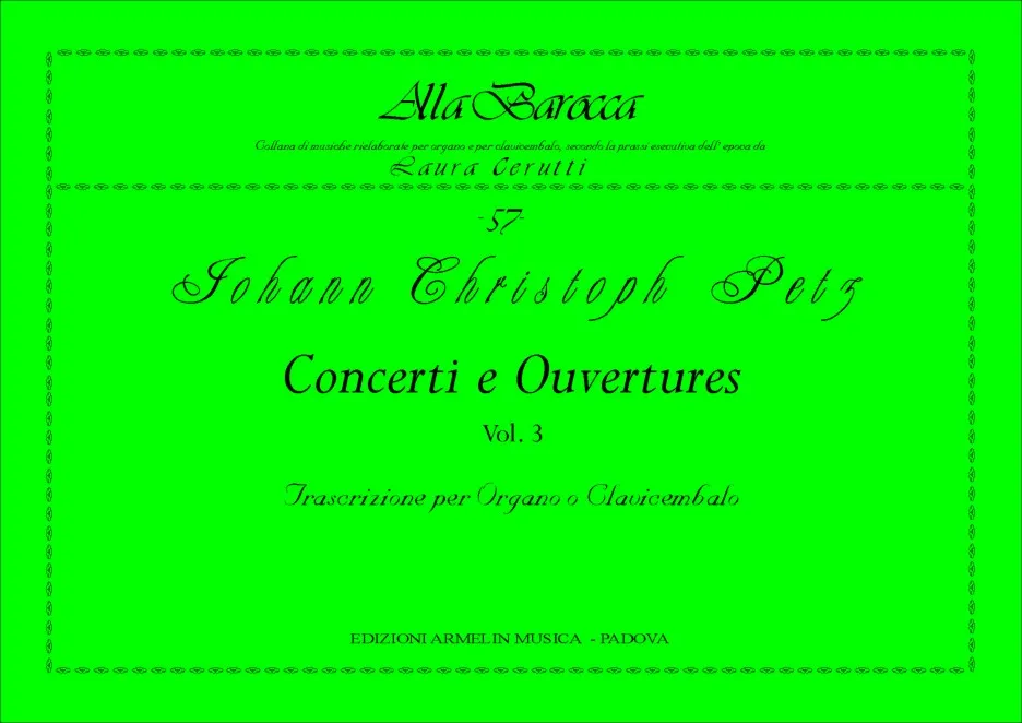 Armelin Musica Concerti e Ouvertures vol. 3 noty pro orchestr