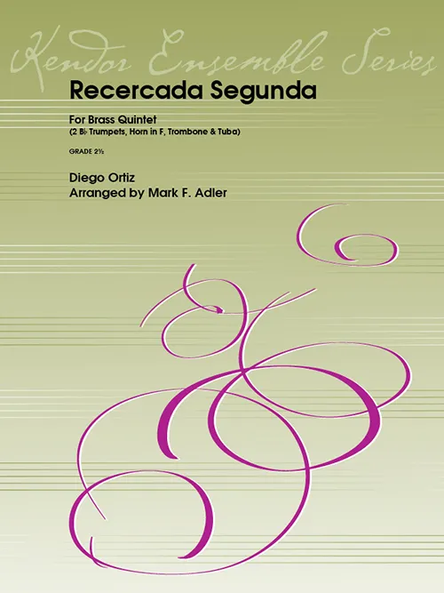 Kendor Music Recercada Segunda noty pro violu da gamba