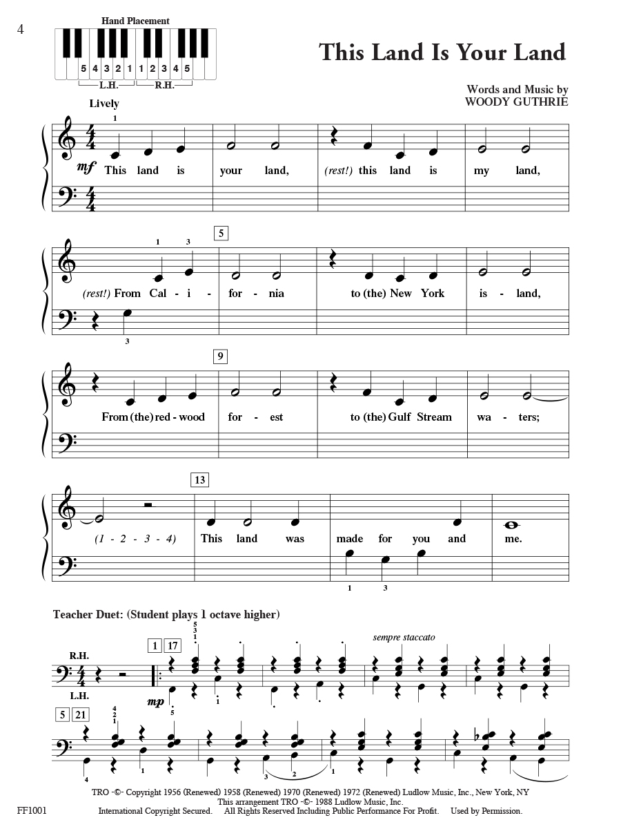 Faber PlayTime Piano Popular noty pro děti hity
