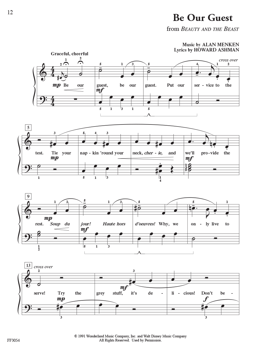 FunTime Piano Disney noty na klavír 3A-3B