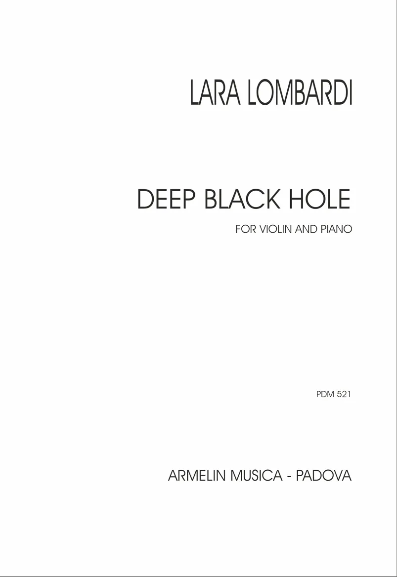 Armelin Musica Deep Black Hole noty pro soubor