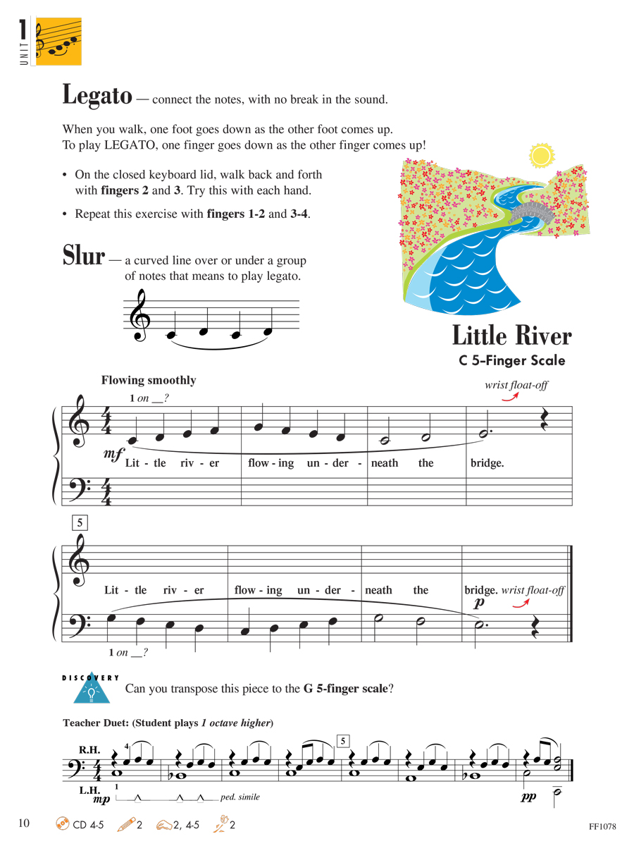 Faber Piano Adventures Level 1 Lesson Book noty 2nd Edition