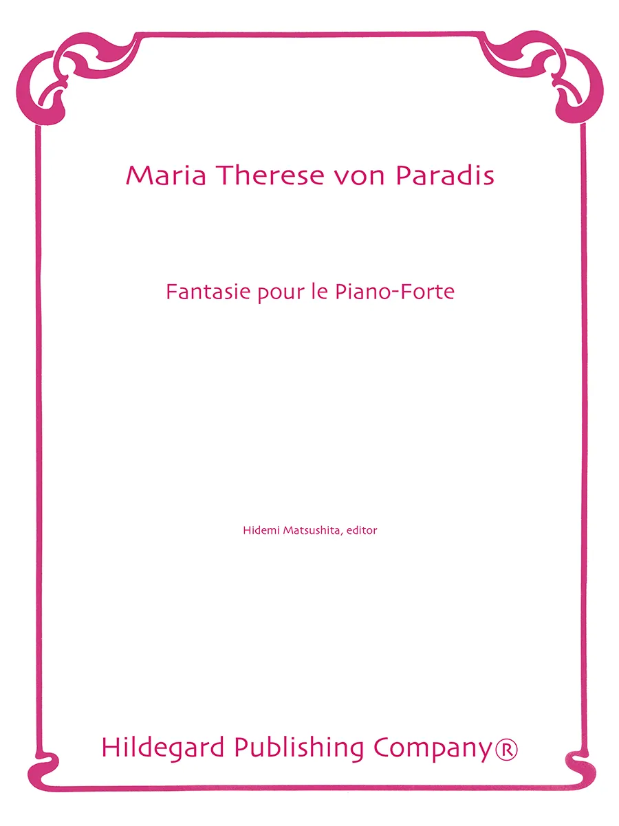 Hildegard Publishing Fantasie Maria Theresia von Paradis noty