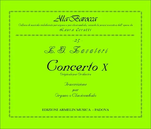 Armelin Musica Concerto X op. 17 noty