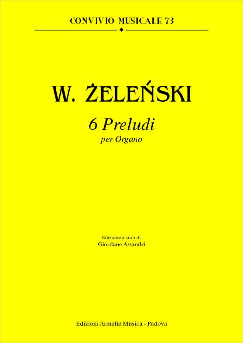 Armelin Musica 6 Preludi per Organo noty pro varhany