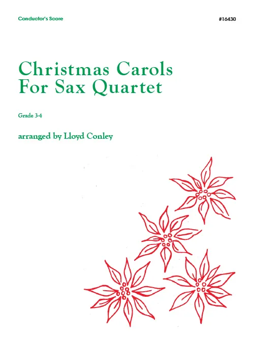 Kendor Music Christmas Carols For Sax Quartet noty 12 koled