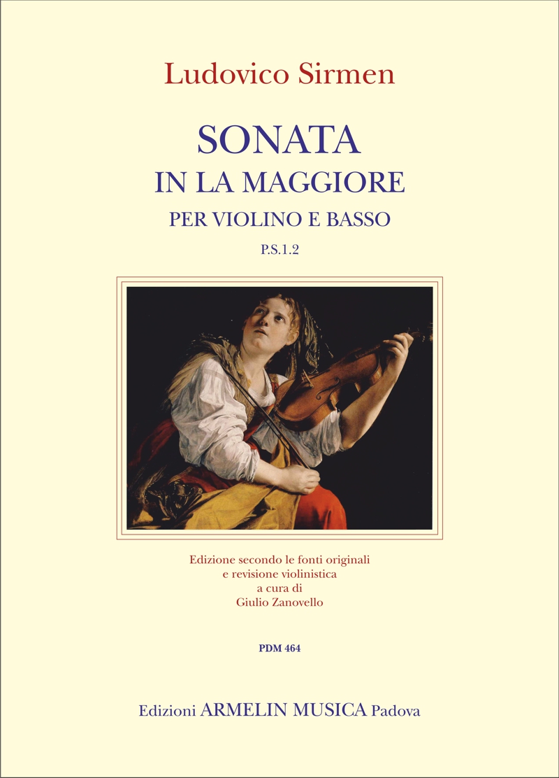 Armelin Musica Sonata in la maggiore PS. 1.2 noty