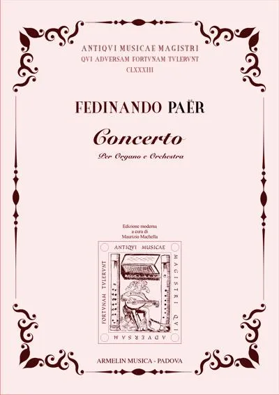 Armelin Musica Concerto per Organo partitura
