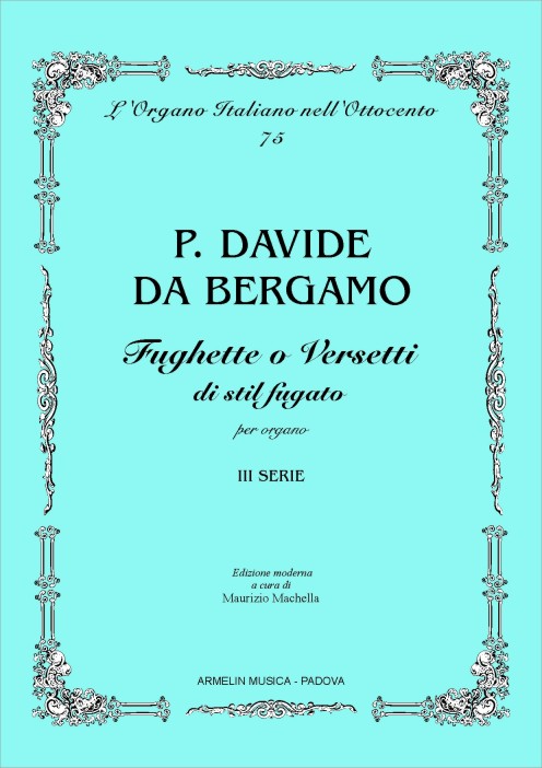 Armelin Musica Fughette e versetti in stile fugato 3 noty pro varhany