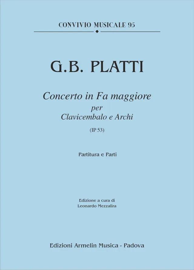 Armelin Musica Concerto Fa Maggiore IP 53 partitura