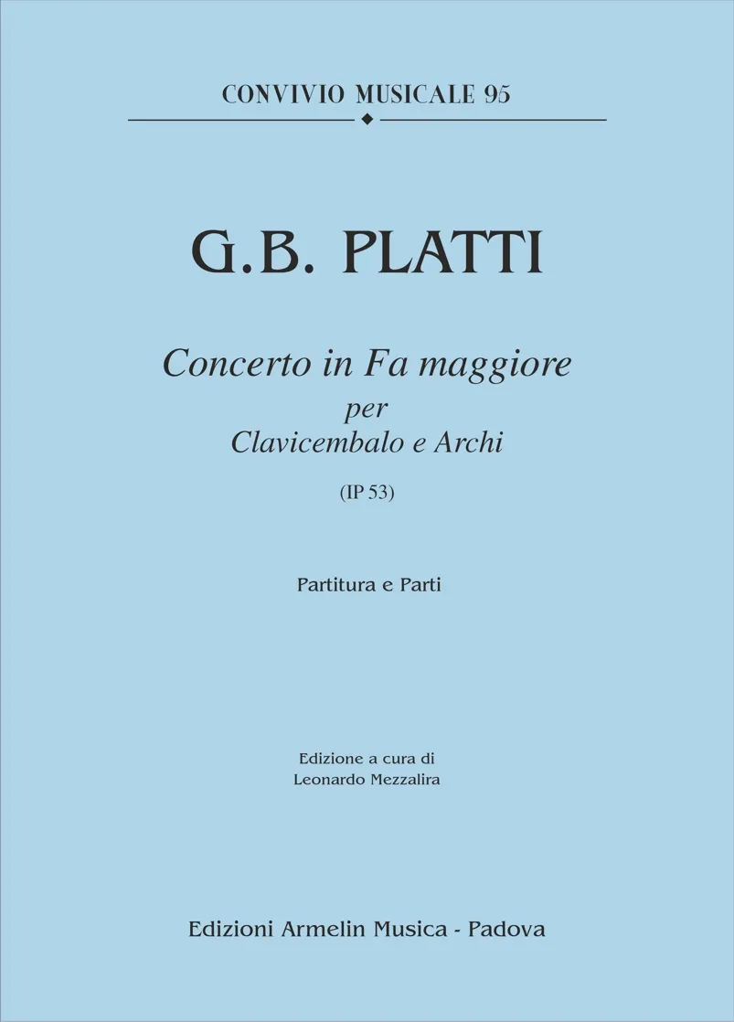 Armelin Musica Concerto Fa Maggiore IP 53 partitura