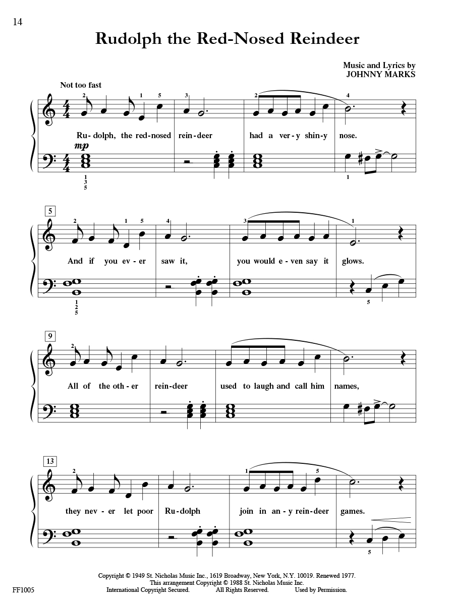 Faber Piano Adventures ChordTime Piano Christmas noty na klavír level 2B