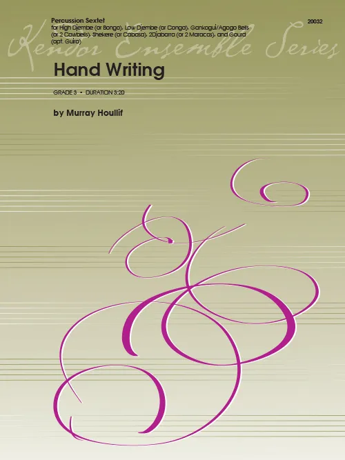 Kendor Music Hand Writing noty sextet africké rytmy