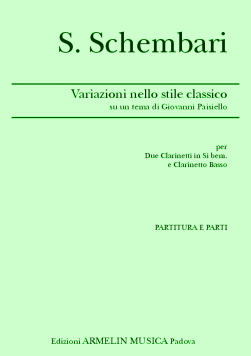 Armelin Musica Variazioni nello stile classico su un tema di Giovanni Paisiello noty