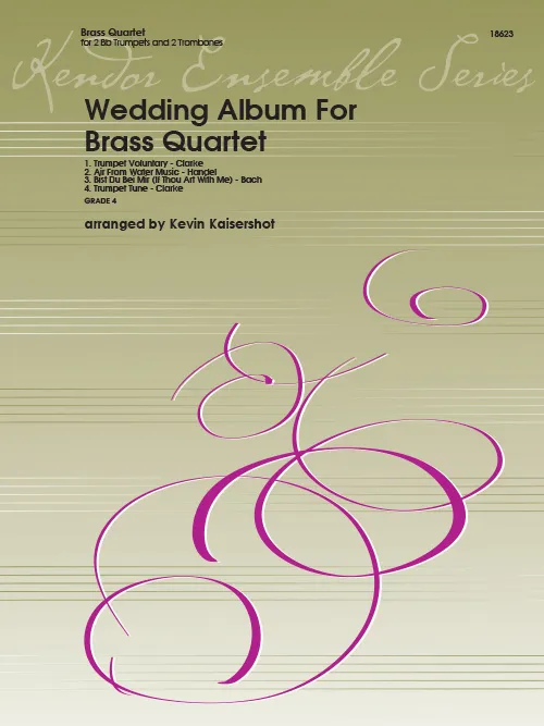Kendor Music Wedding Album noty žestě kvartet