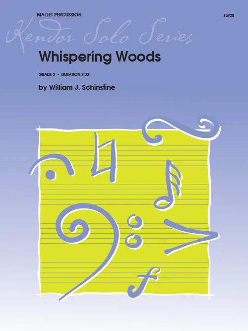 Kendor Music Whispering Woods noty pro marimbu intermediate