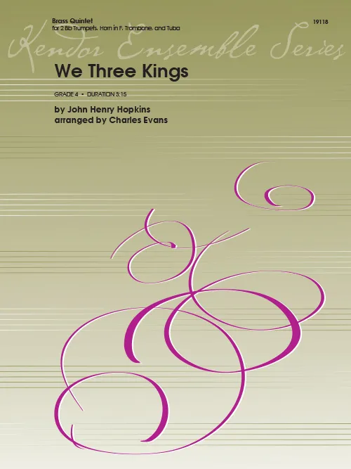 Kendor Music We Three Kings noty pro žesťový kvintet vánoční