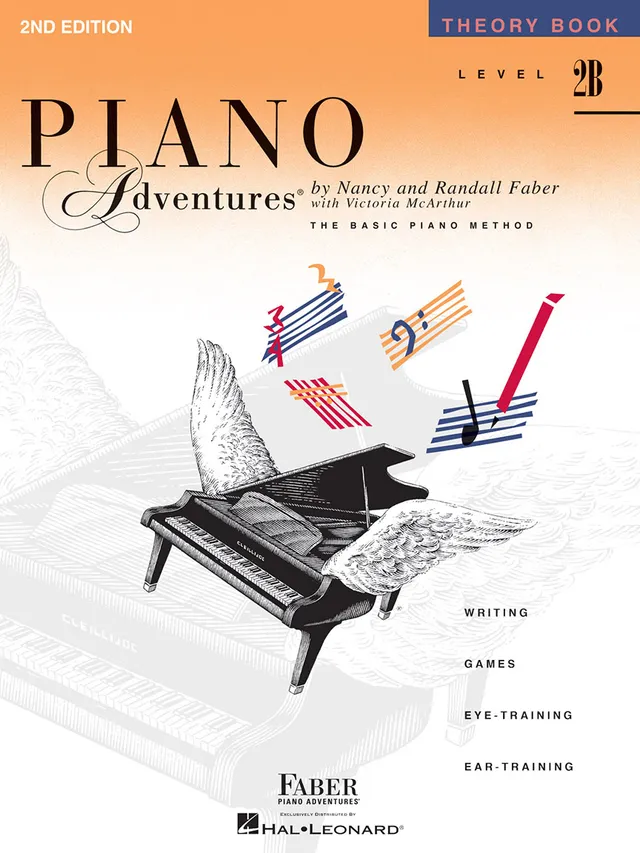 Faber Piano Adventures Level 2B Theory Book noty 2. vydání