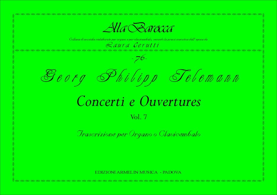 Armelin Musica Concerti e Ouvertures vol. 7 noty