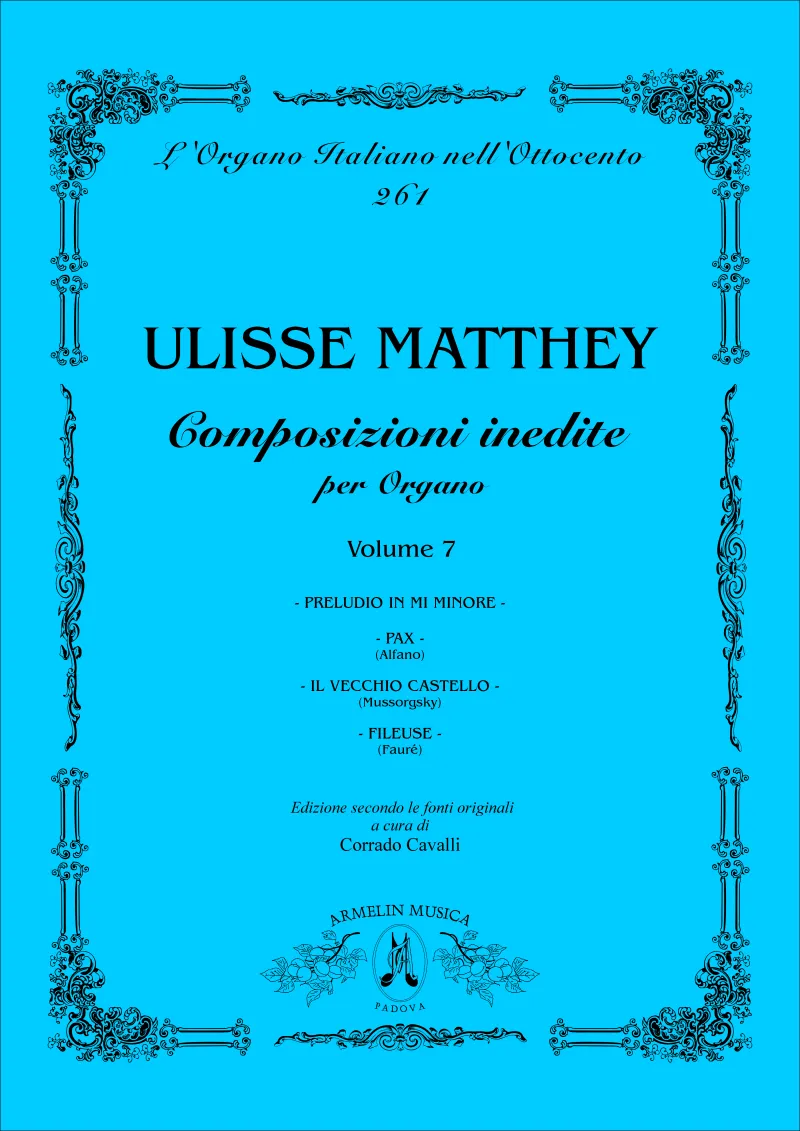 Armelin Musica Composizioni inedite vol. 7 noty pro varhany