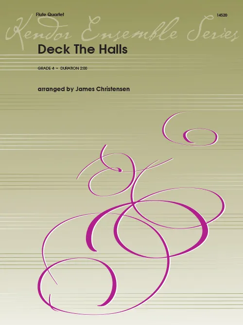 Kendor Music Deck The Halls vánoční noty