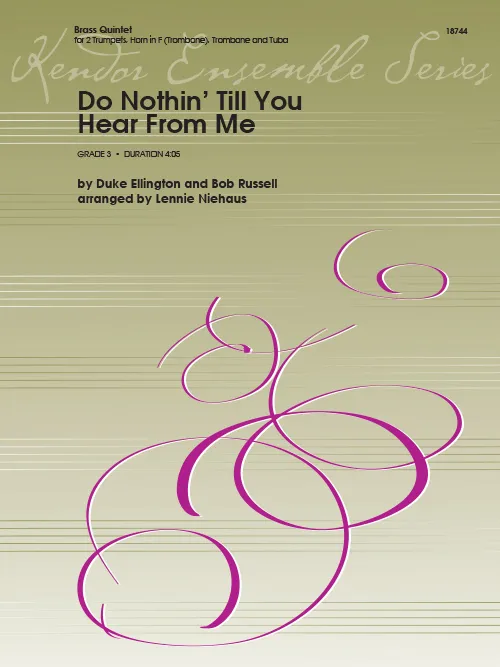 Kendor Music Do Nothin’ Till You Hear noty kvintet