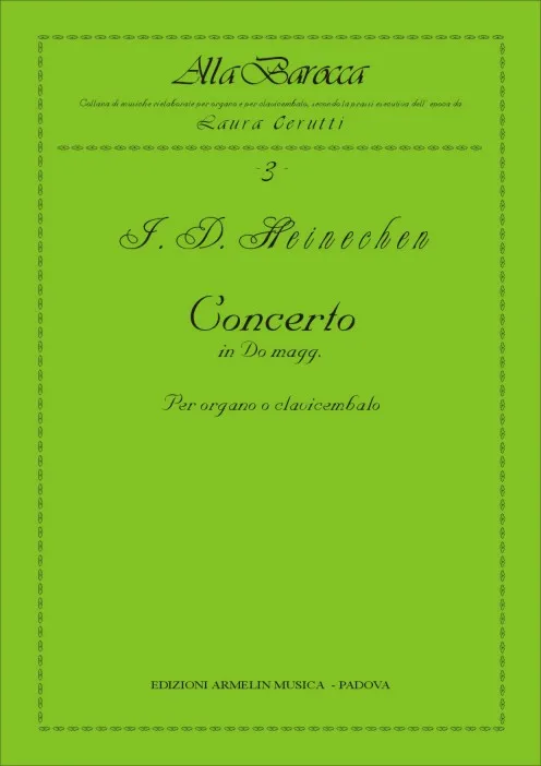 Armelin Musica Concerto in Do noty pro varhany