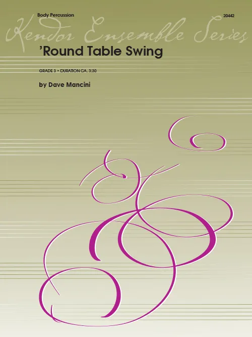 Kendor Music Round Table Swing noty body percussion kvartet