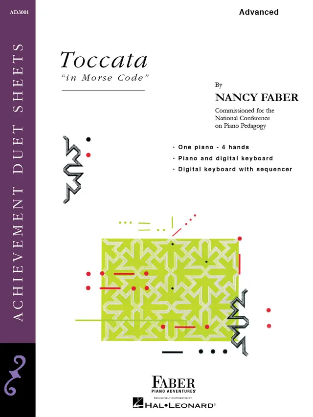 Faber Piano Adventures Toccata in Morse Code noty pro klavír duo