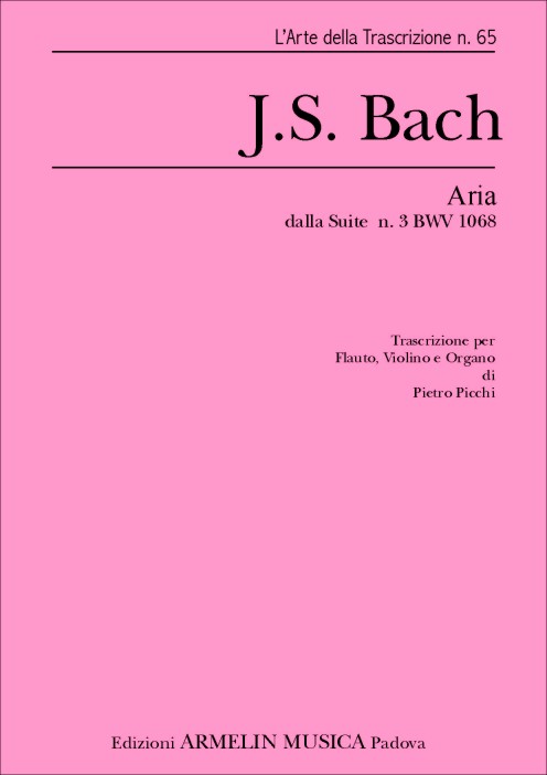 Armelin Musica Aria Suite n. 3 BWV 1068 noty