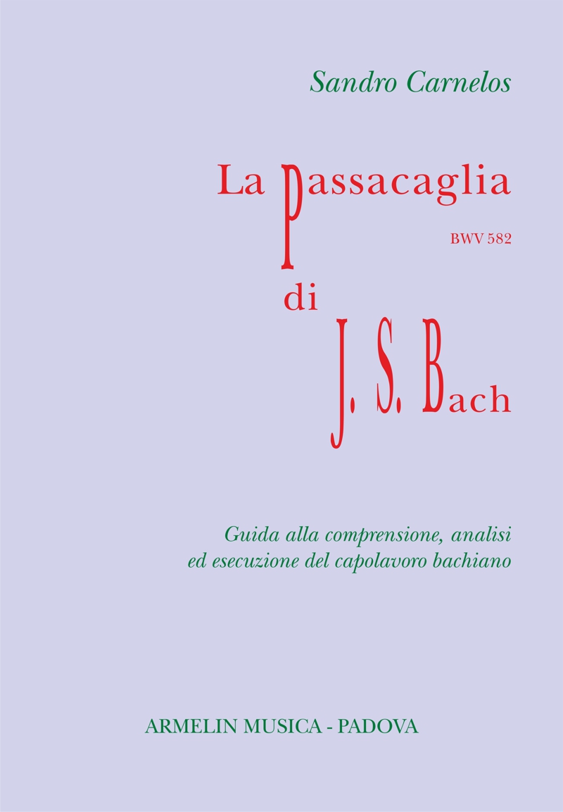 Armelin Musica La Passacaglia BWV 582 di Johann Sebastian Bach noty pro varhany