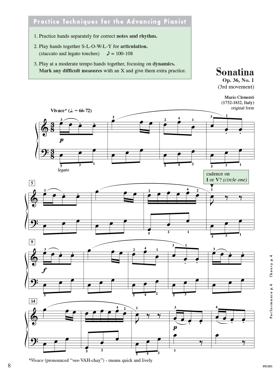 Faber Piano Adventures Level 5 Lesson Book noty pro klavír