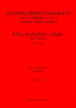 Armelin Musica 8 piccoli preludi e fughe BWV 553-560 noty