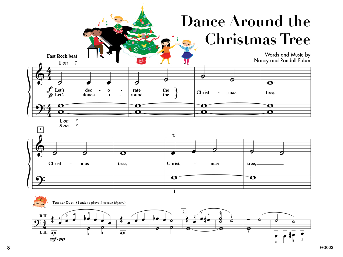 My First Piano Adventure Christmas C noty pro děti