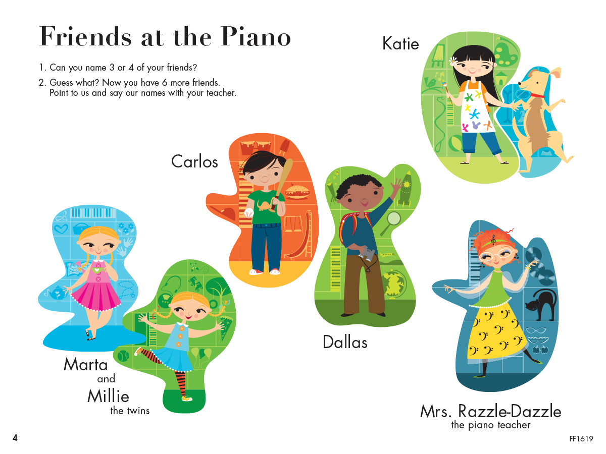 Faber Piano Adventures My First Piano Adventure Lesson Book A učebnice