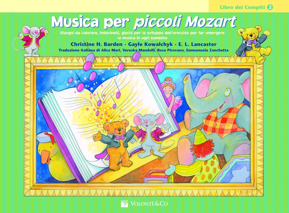Volonte & Co Musica per Piccoli Mozart Libro dei Compiti Vol. 2 noty