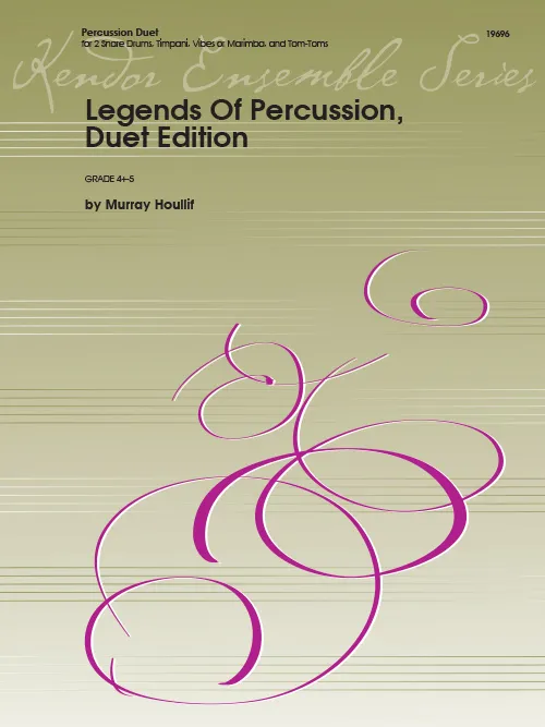 Kendor Music Legends Of Percussion noty bicí dueta 4 skladby