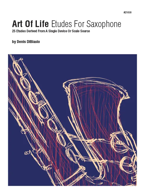 Kendor Music Art of Life Etudes etudy pro saxofon 25 kusů
