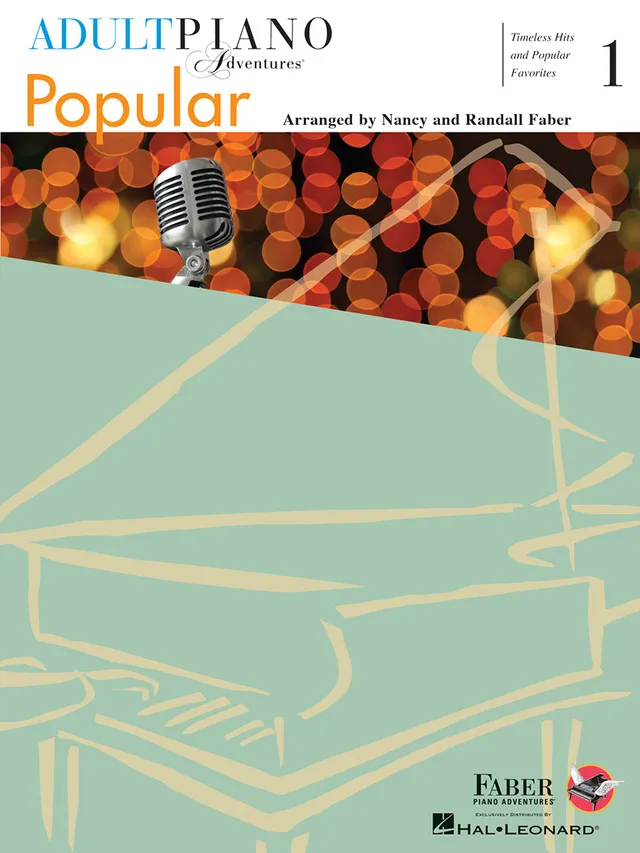 Faber Adult Piano Adventures Popular Book 1 noty 34 hitů