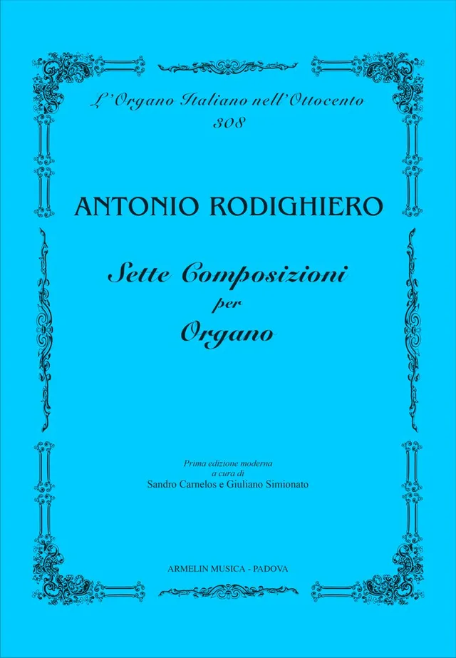 Armelin Musica Sette composizioni per organo noty varhany